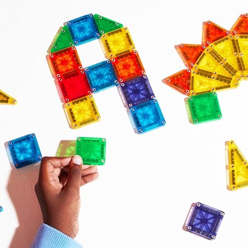 Magna-Tiles – Magnetic Construction Set – microMAGS Deluxe Set – 70pcs 