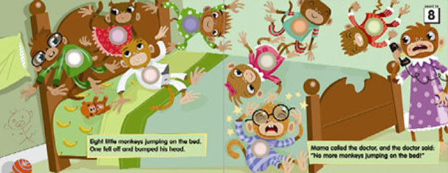 Poke-A-Dot: 10 Little Monkeys