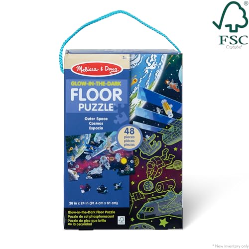 Outer Space Glow in the Dark Floor Puzzle