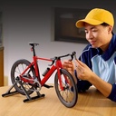LEGO Icons Road Bike - DIY Model Kit for Adults - Incl. Rubber Tyres Derailleurs & Rear-Wheel Stand for Desk Decor - Sports Gift Idea for Cycling Fan