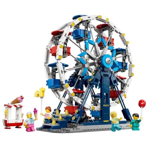 LEGO Creator 3in1 Klassiek Reuzenrad Speelgoed - Pretpark Model - Verandert in UFO-attractie of Draaimolen - Kinderkamer Decoratie - Cadeau Voor Jonge