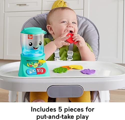 Fisher-Price Laugh & Learn Counting & Colors Smoothie Maker Musical Toy Blender for Infants