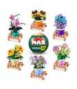 MAX Build More Garden Capsule - Potted Plants: Educational Blocks for Creativity & Fine Motor Skills, 150 Pieces