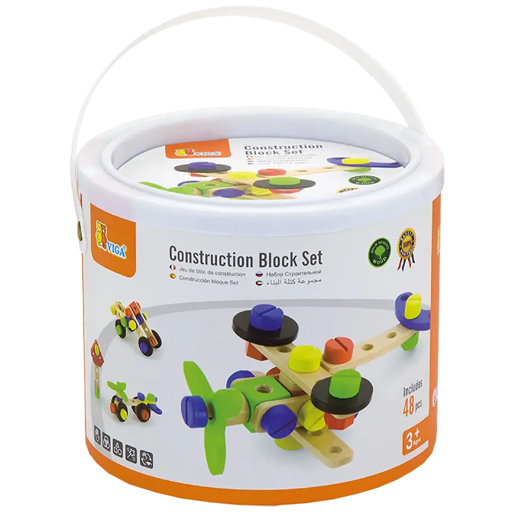 CONSTRUCTION BLOCK SET - 48 PCS