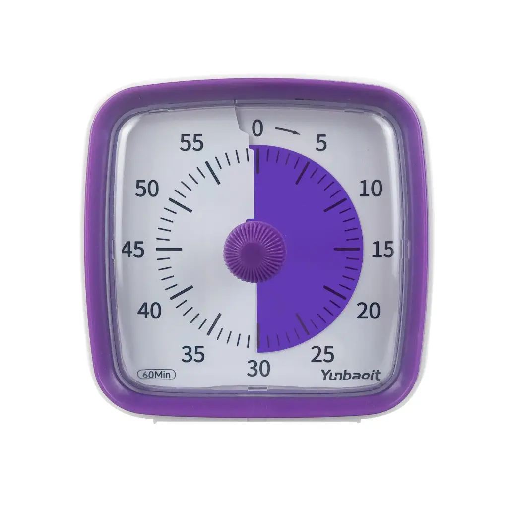 VISUAL TIMER 60 MINS PURPLE 