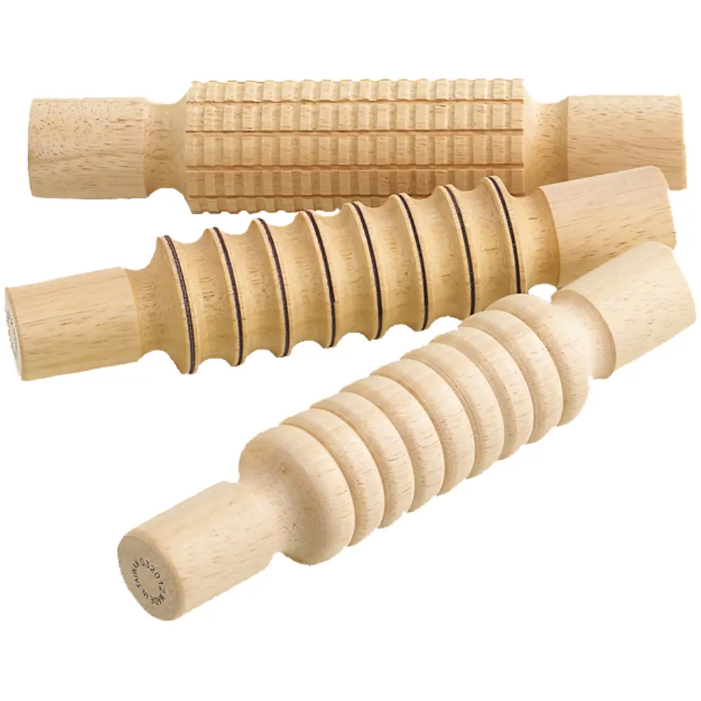 ROLLING PINS SET PROFILED 3 PCS