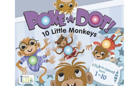 Poke-A-Dot: 10 Little Monkeys