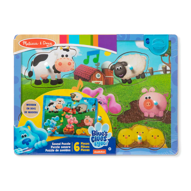 BLUES CLUES MUSICAL FARM SOUND PUZZLE