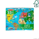 World Map Floor Puzzle (33 pc)