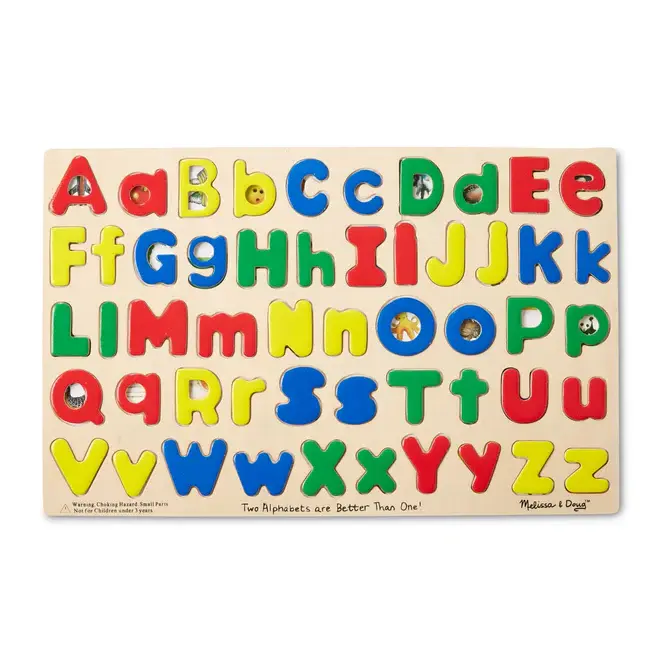 UPPER & LOWER CASE ALPHABET PUZZLE 