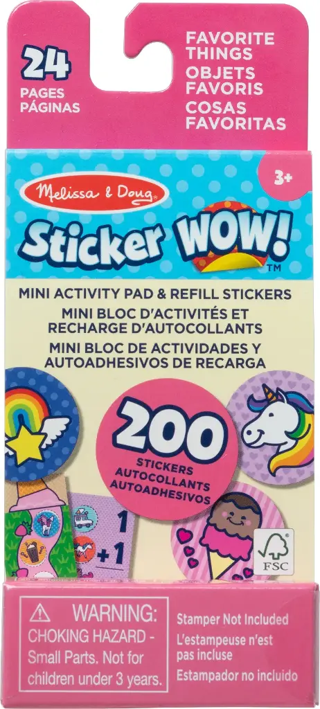 Sticker WOW! Mini Activity Pad & Refill Favourites