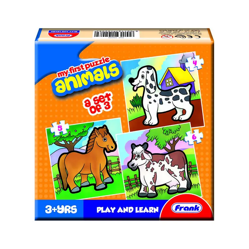 FIRST PUZZLE (3 in a box) ANIMALS