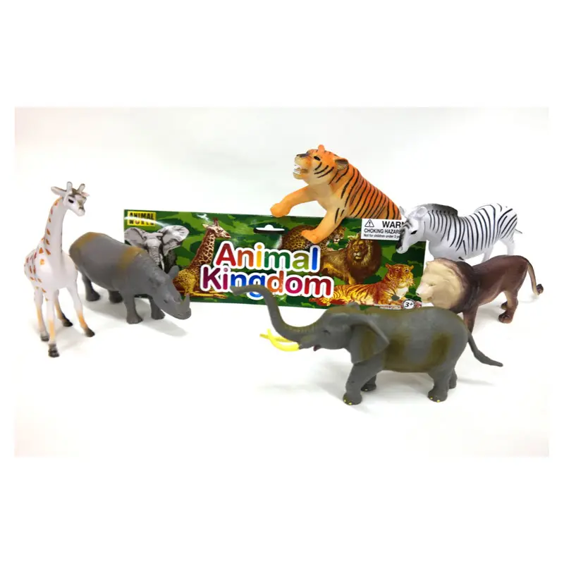 BIG PLAYSET WILD ANIMAL (6 in a bag)