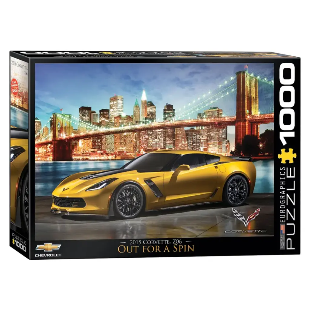 1000pc Puzzles 6000-0735 Corvette Z06 Out for a Spin