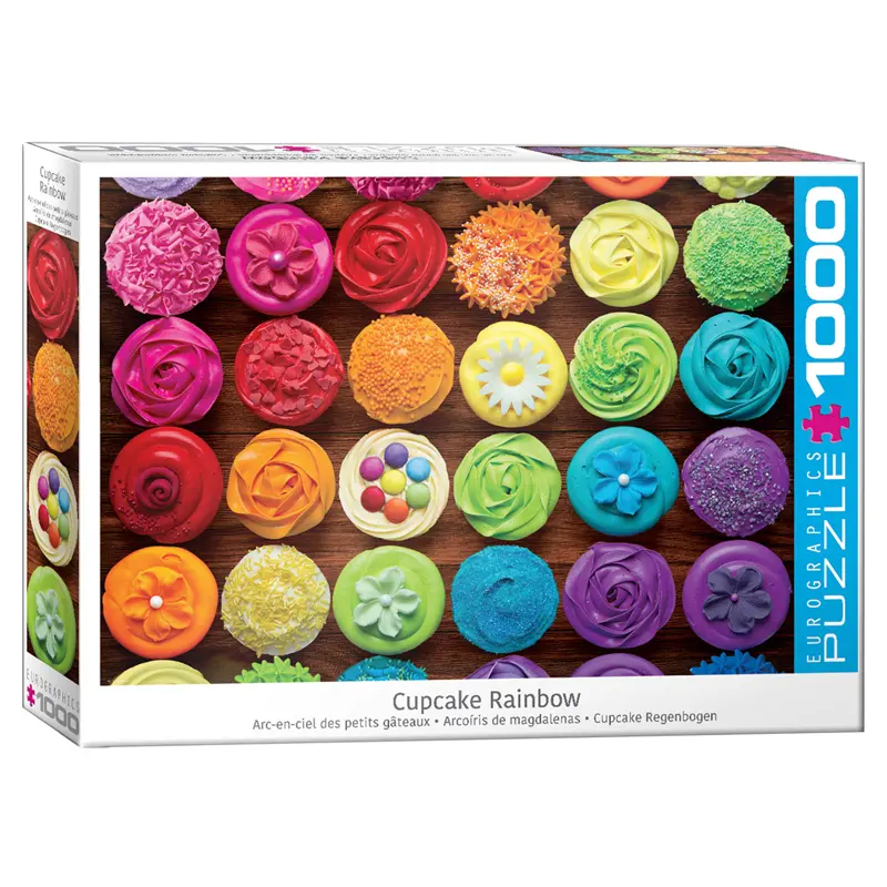 1000pc Puzzles 6000-5625 Cupcake Rainbow