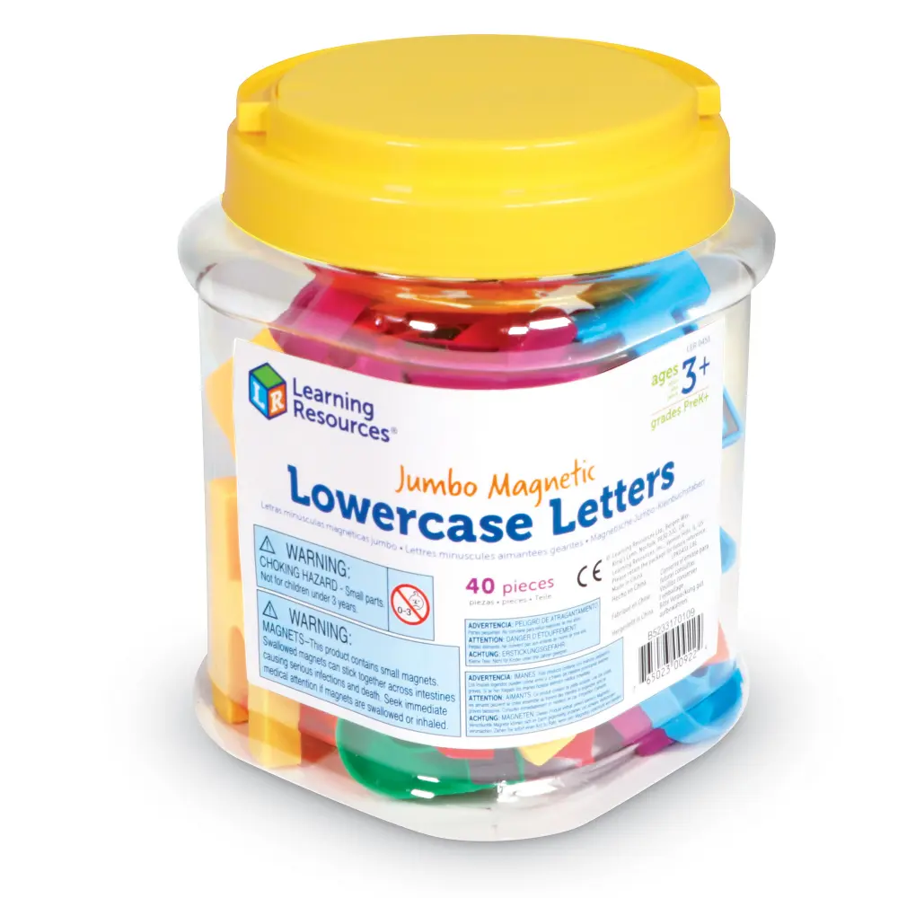 JUMBO MAGNETIC LOWERCASE LETTERS