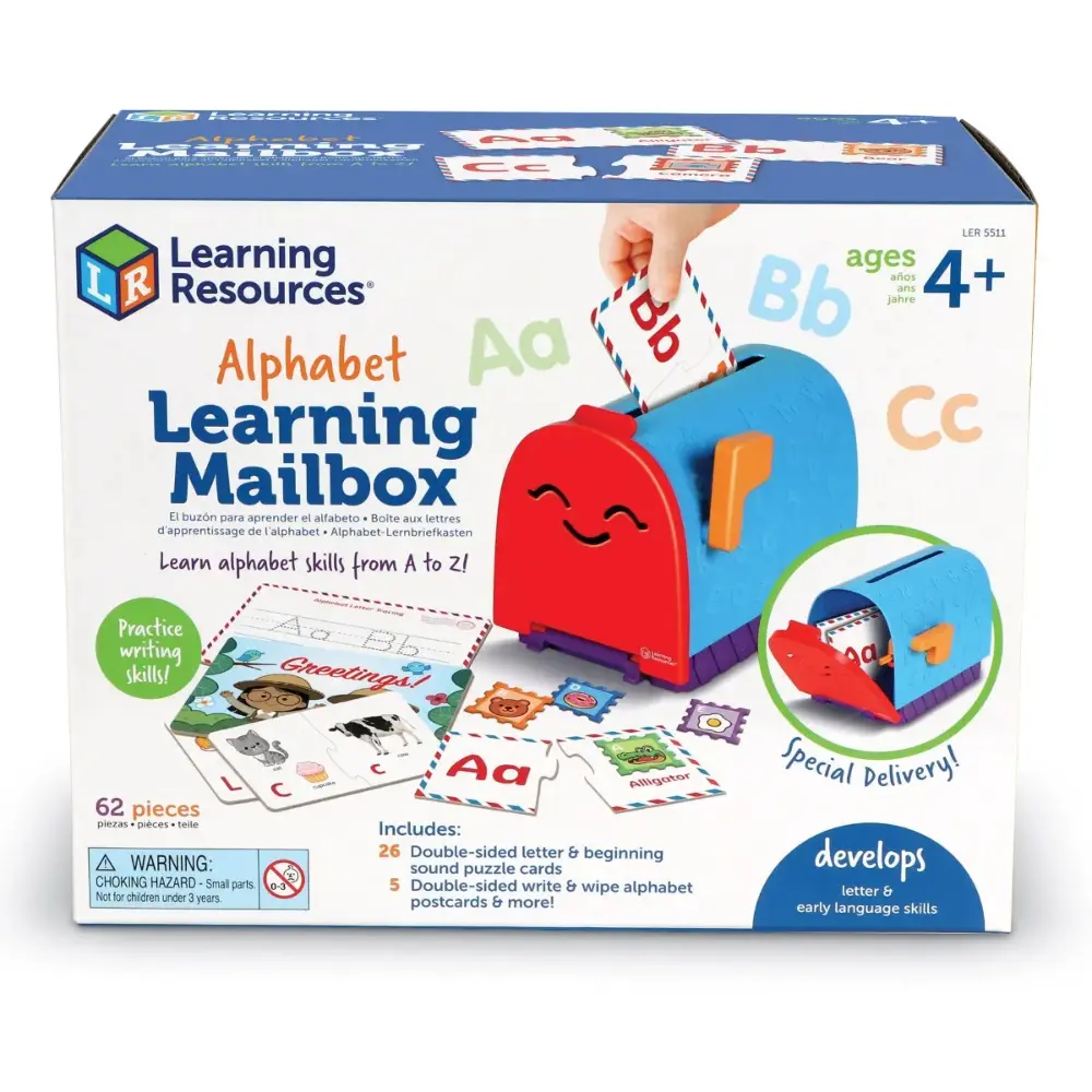 ALPHABET LEARNING MAILBOX