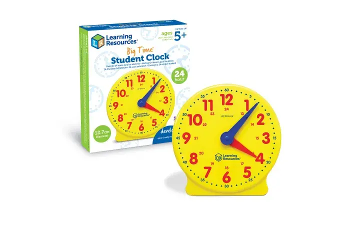 BIG TIME 24-HOUR STUDENT CLOCK