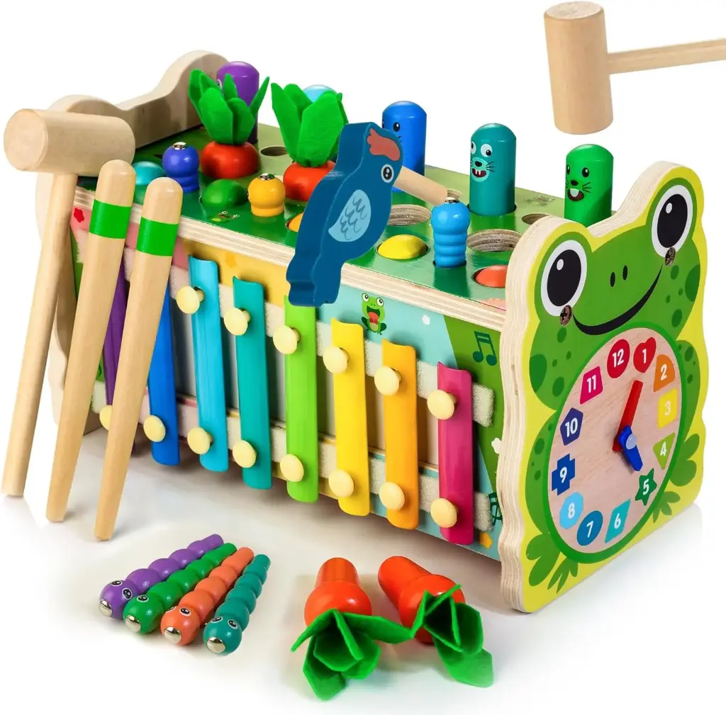 6-IN-1 WOODEN MONTESSORI TOY
