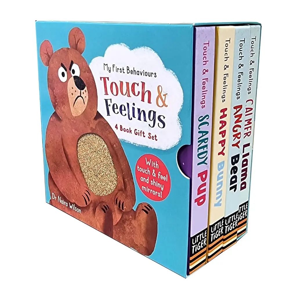 MY FIRST BEHAVIOURS TOUCH FEELINGS 4 BOOKS GIFT BOX SET