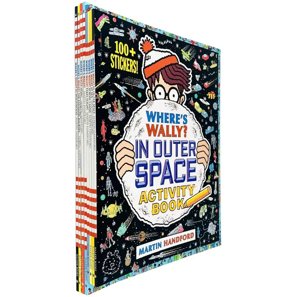 WHERE'S WALLY AMAZING ADVENTURES & ACTIVITIES COLLECTION OF 8 BOOKS BAG SET 