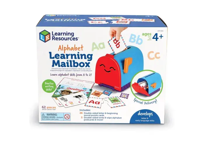ALPHABET LEARNING MAILBOX 