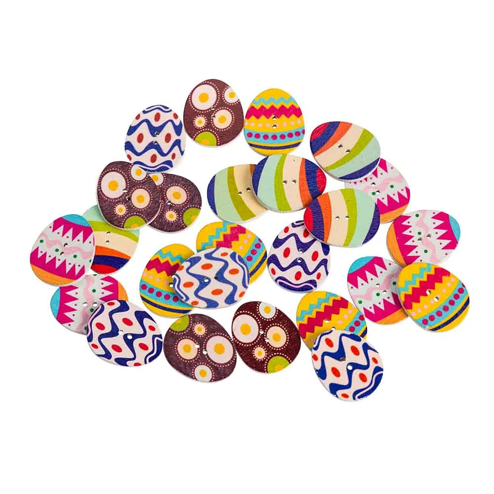 ANTHONY PETERS - EGG - SHAPED WOODEN BUTTONS 25