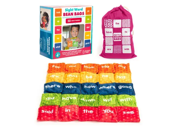 EDUCATIONAL INSIGHTS - SIGHT WORD BEAN BAGS - 25 DOUBLE-SIDED BAGS 