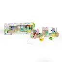 PULL TRAIN WITH BUILDING BLOCKS