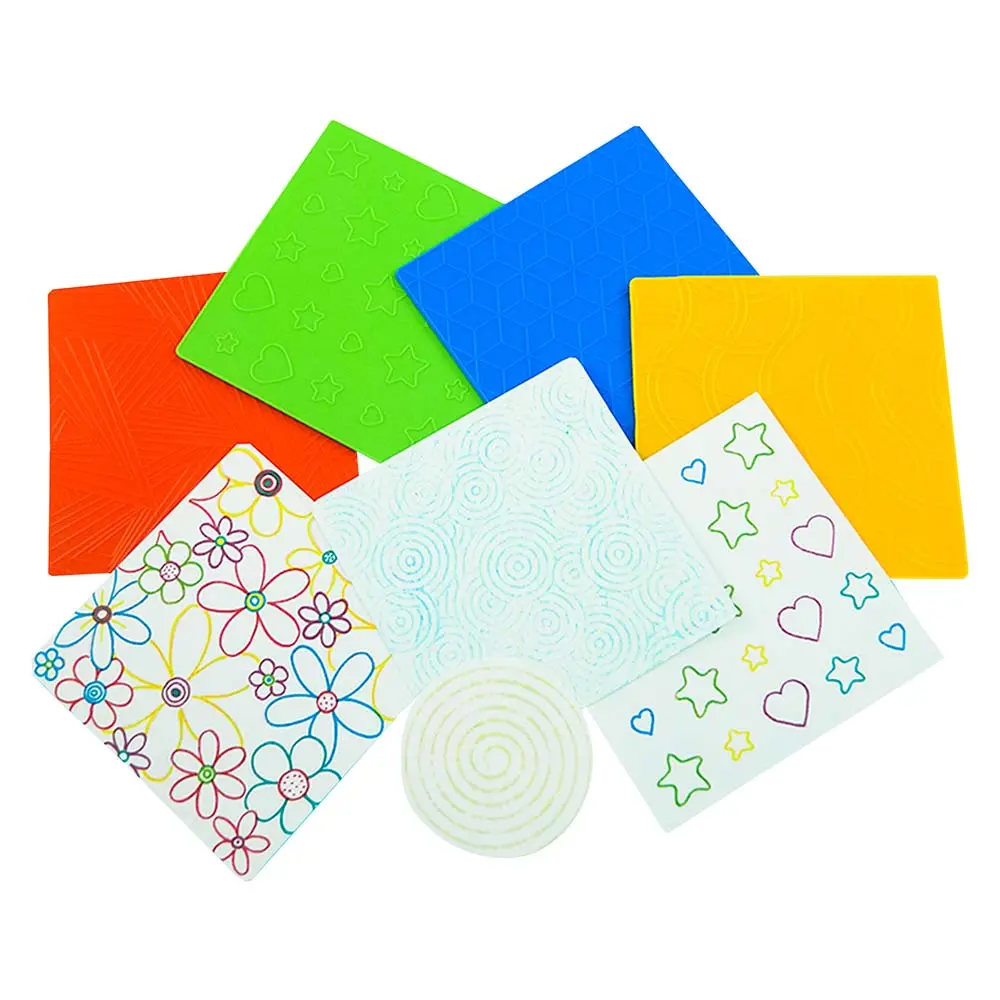 ANTHONY PETERS - PATTERN RUBBING & EMBOSSING PLATES: 4 PIECES