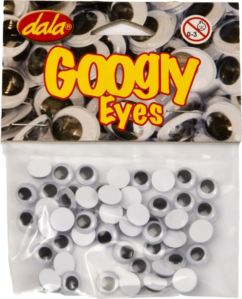 GOOGLY EYES BASIC 8MM - 50PC