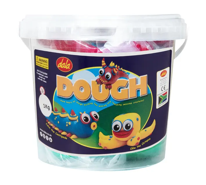 1KG PLAY DOUGH BUCKET - ASSORTED