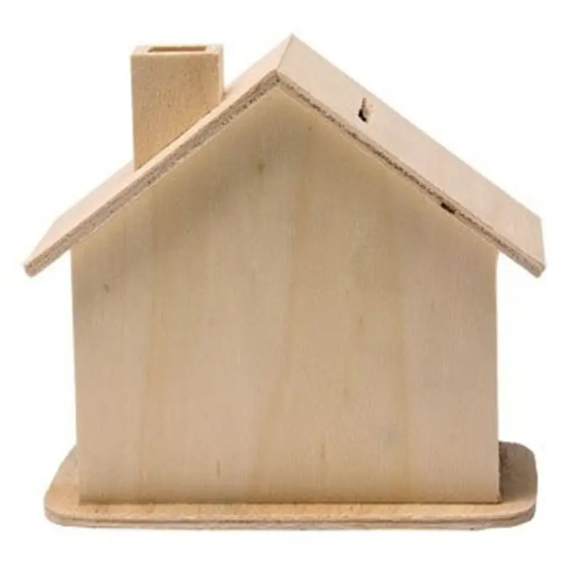 HOUSE MONEY BOX (WOODEN)