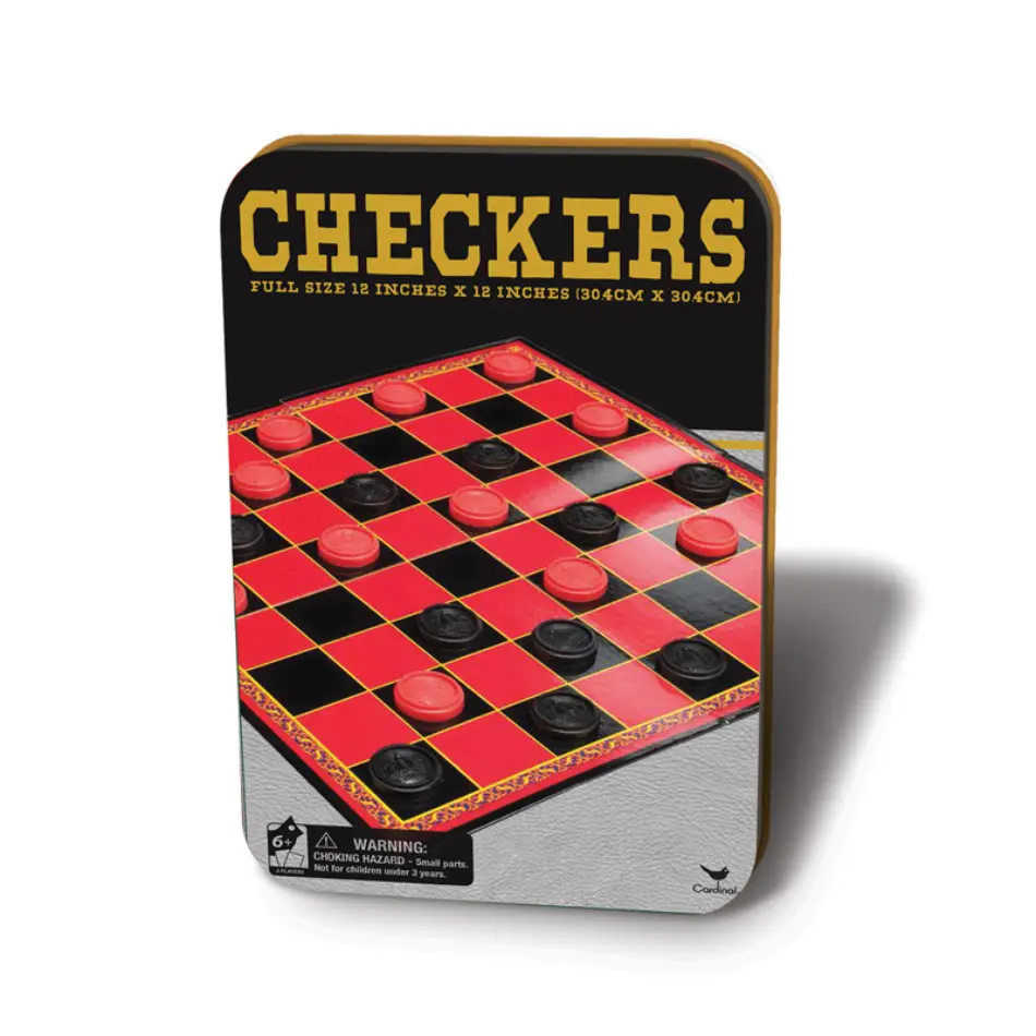 CHECKERS/DRAUGHTS IN TIN