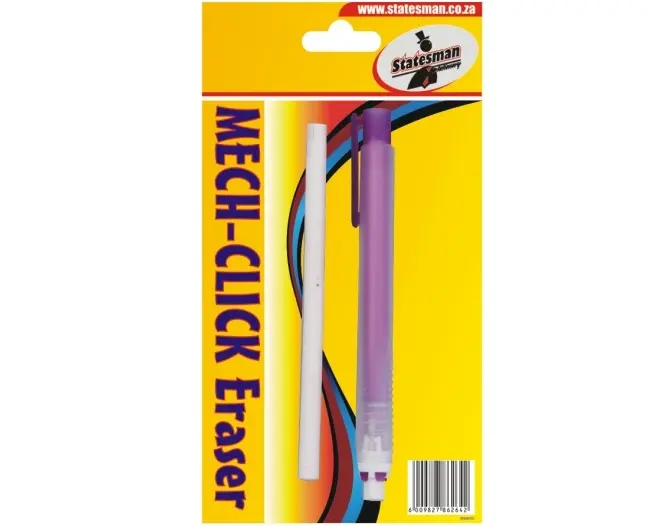 ERASER WITH REFILL - RETARCTABLE