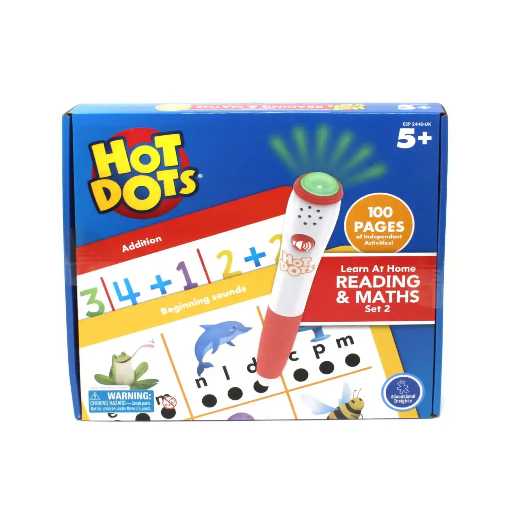 HOT DOTS - LEARN AT HOME READING & MATHS SET 2