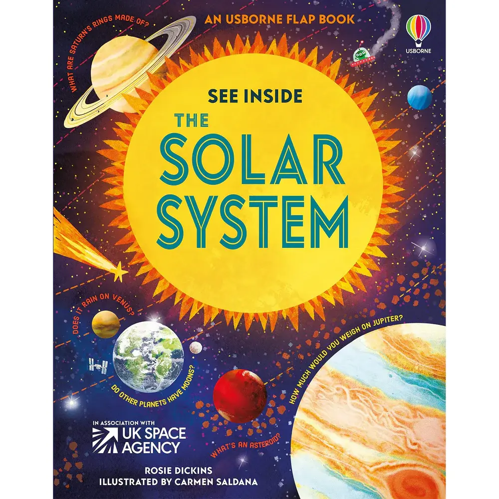 Usborne See inside the Solar System by Rosie Dickins 