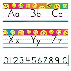 EMOJI ALPHABET LINE - STANDARD MANUSCRIPT