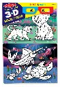 3D COLOURING PUZZLES - SAFARI/OCEAN