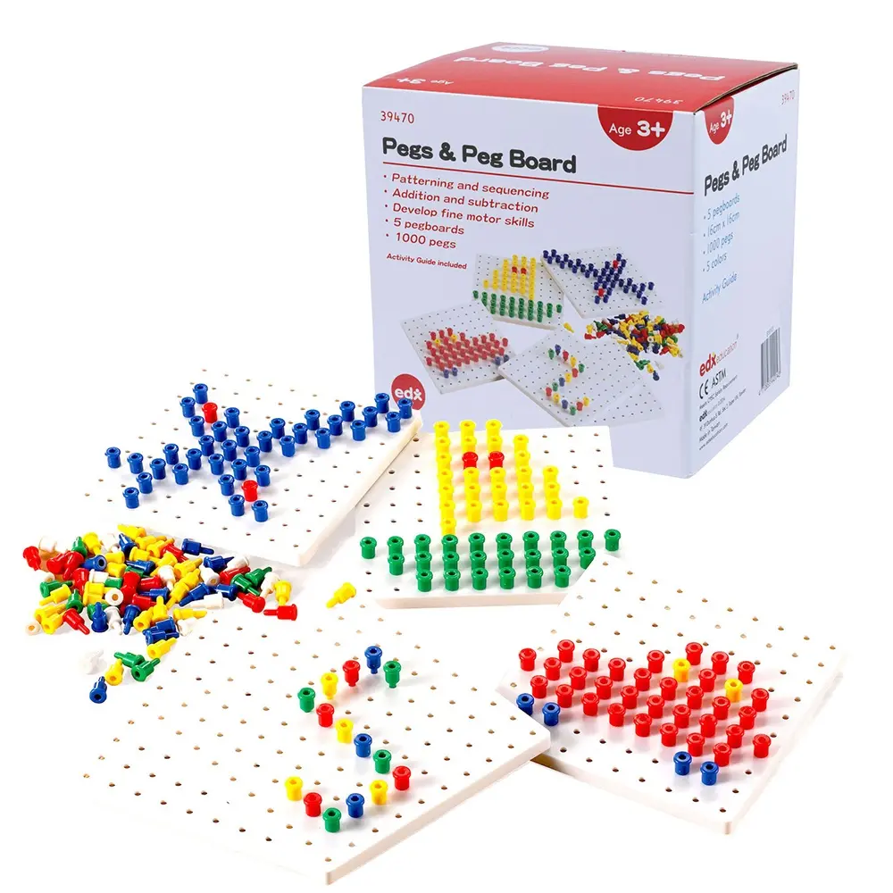 EDX Education - Pegboard Set S 5pc & 1000 Pegs