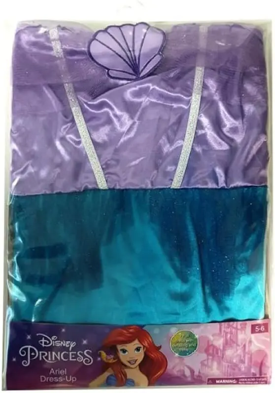 DISNEY PRINCESS ARIEL DRESS UP AGE 3–4 1CT