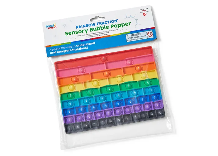 Rainbow Fraction® Sensory Bubble Popper