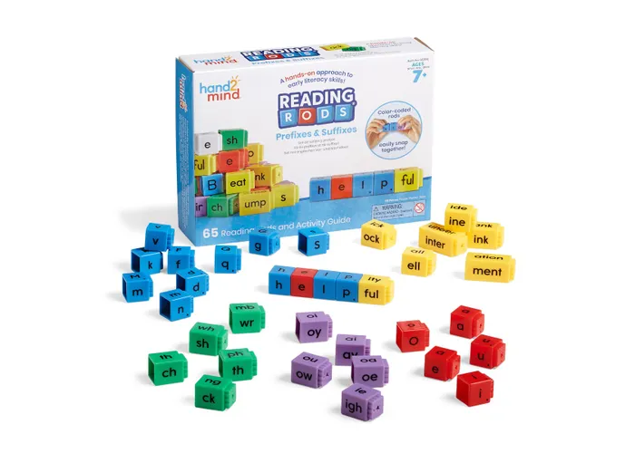 Reading Rods® Prefxs, Suffxs Root Words Set