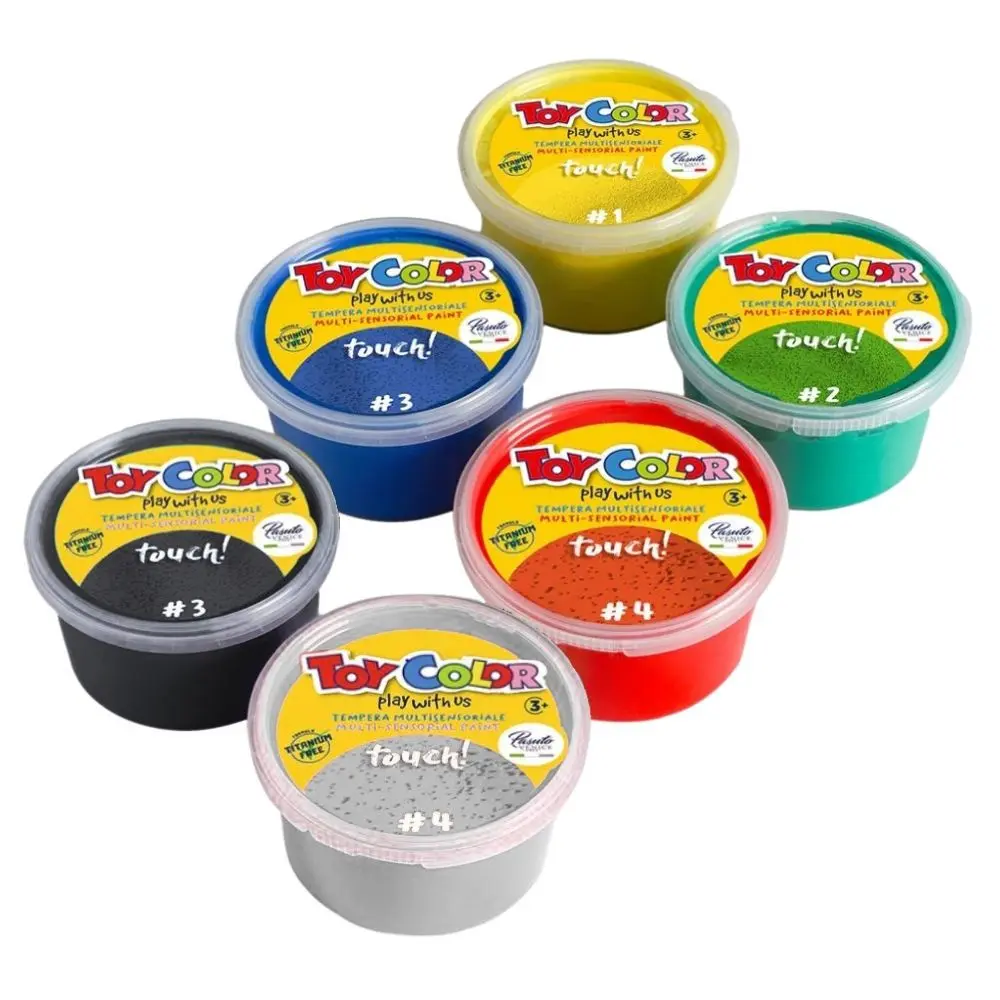 Toy Color – Multisensorial Tempera Paint (6 × 180 ml)