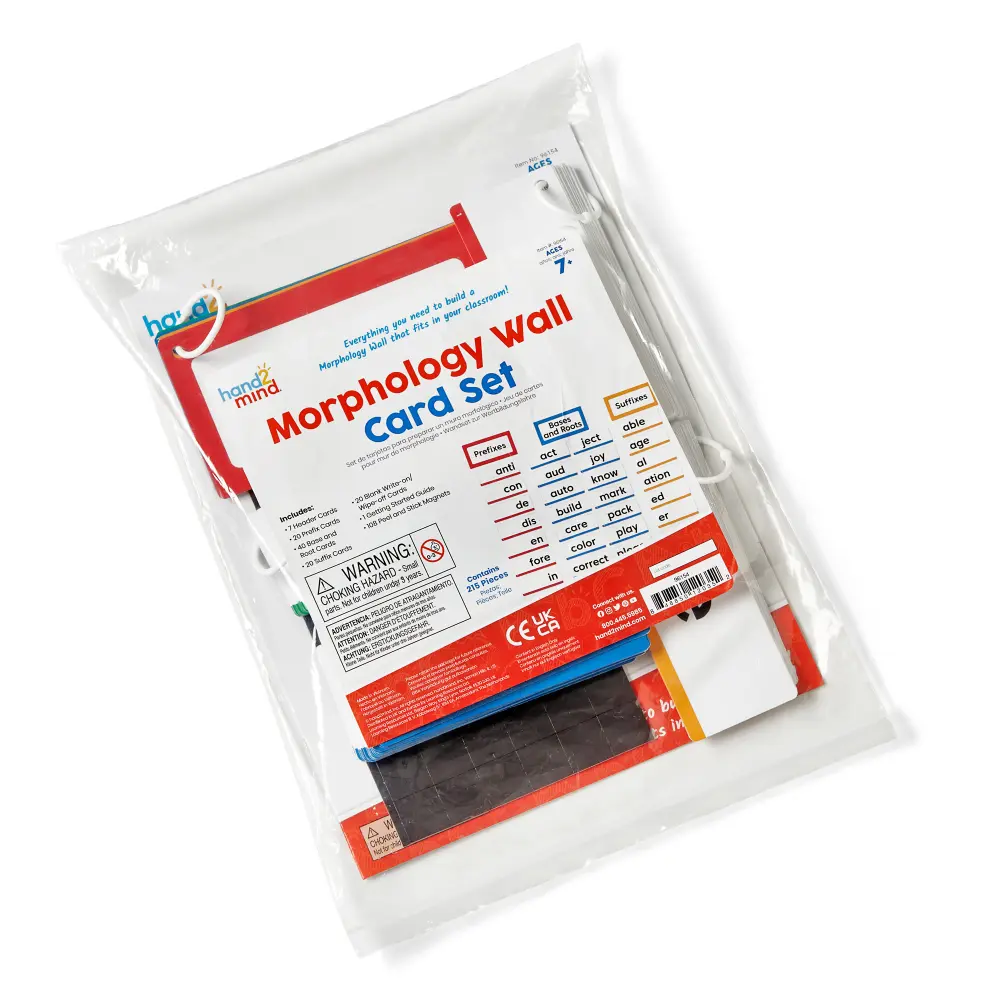 Hand2Mind – Word Builders: Morphology Card Set (217 pcs)