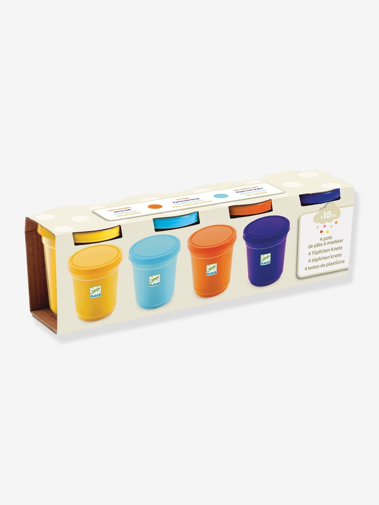 4 Tubs Nature Colours Play Dough