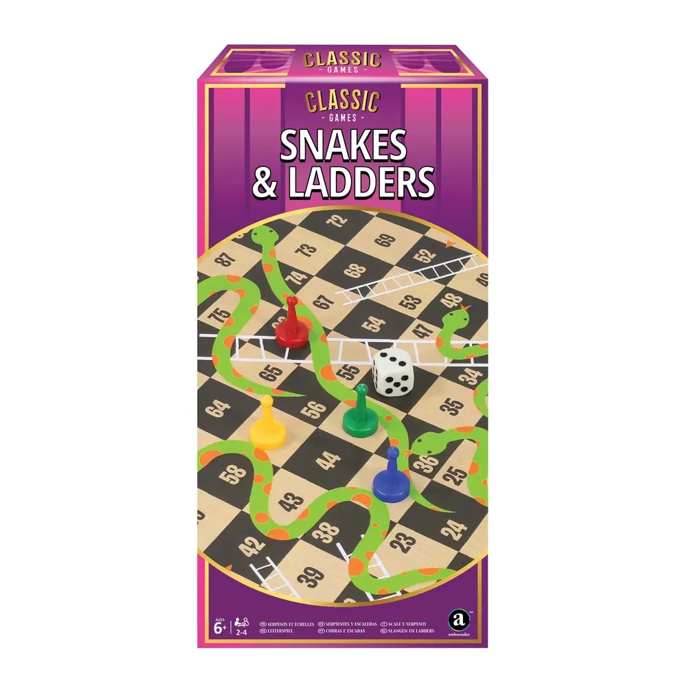 Ambassador – Classic Games – Snakes & ladders Game 