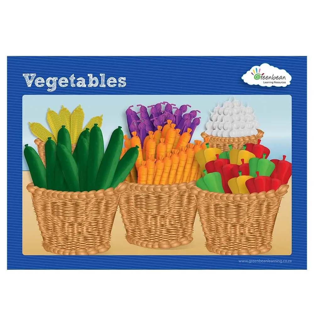 ACTIVITY CARDS VEGETABLE COUNTERS