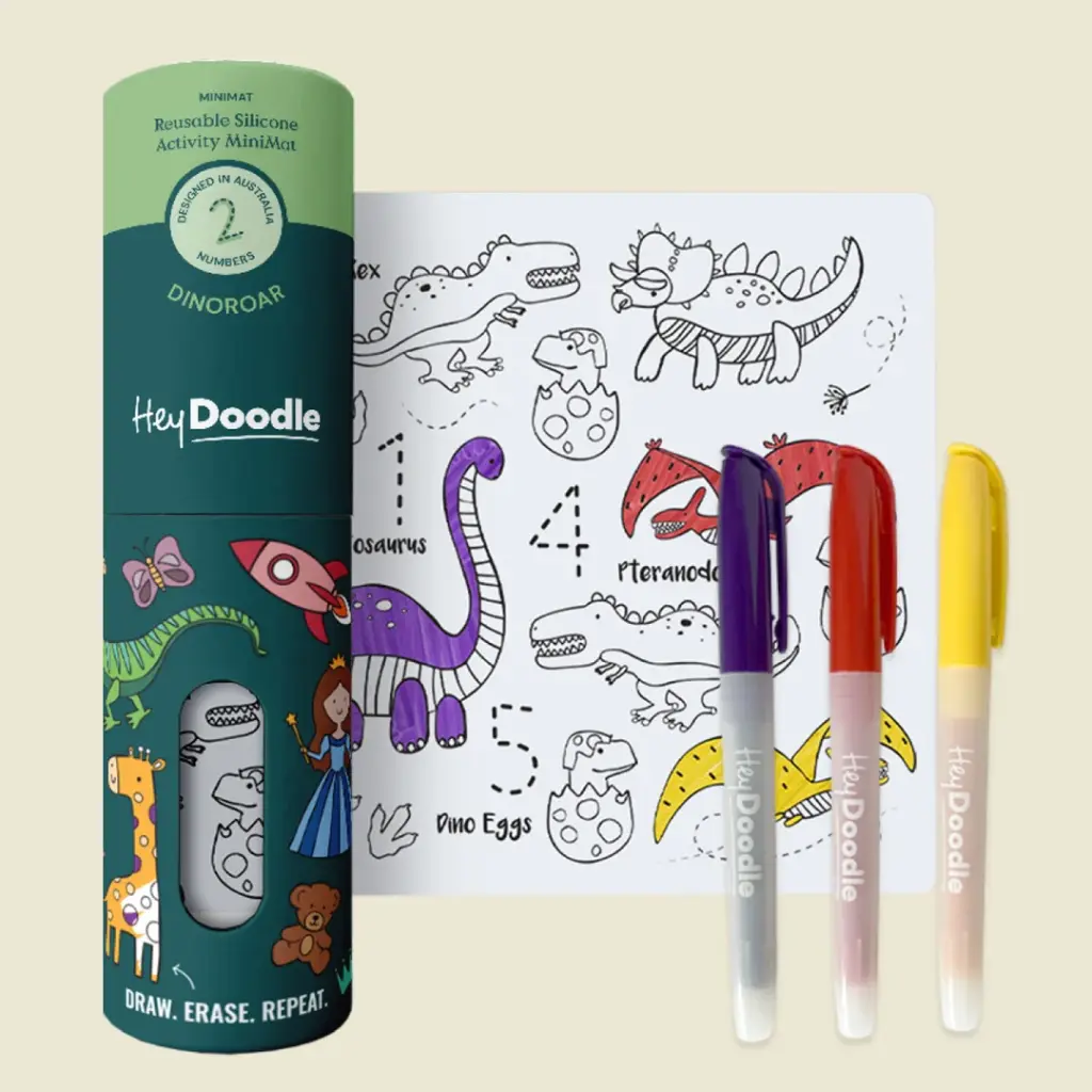 DinoRoar Mini Colouring & Doodle Mat