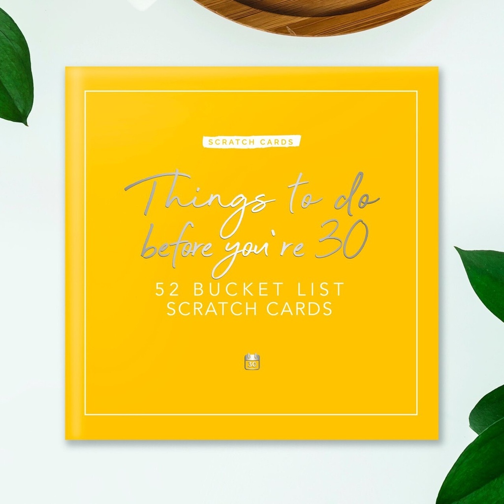 GR Things to Do Before Your 30 – Scratch Cards – Multi One Size